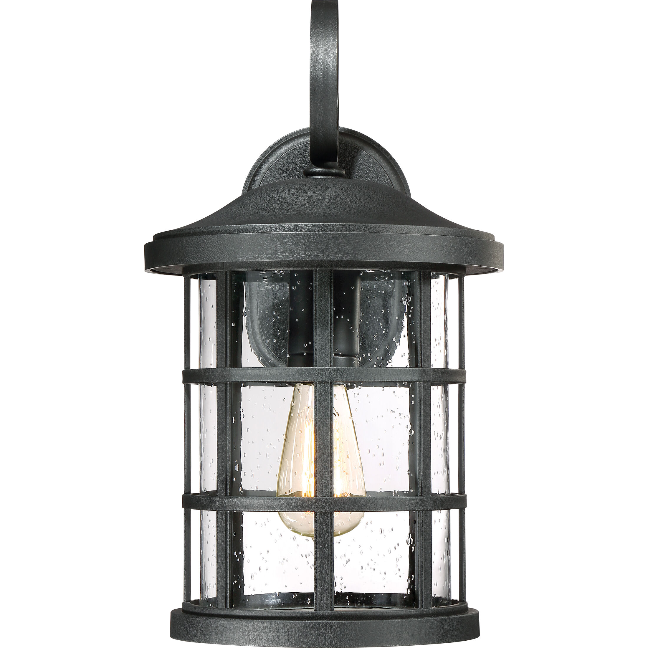 Crusade 1 Light 18 inch Earth Black Outdoor Wall Lantern