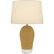 Freya 23.75 inch 100 watt Brushed Gold Table Lamp Portable Light