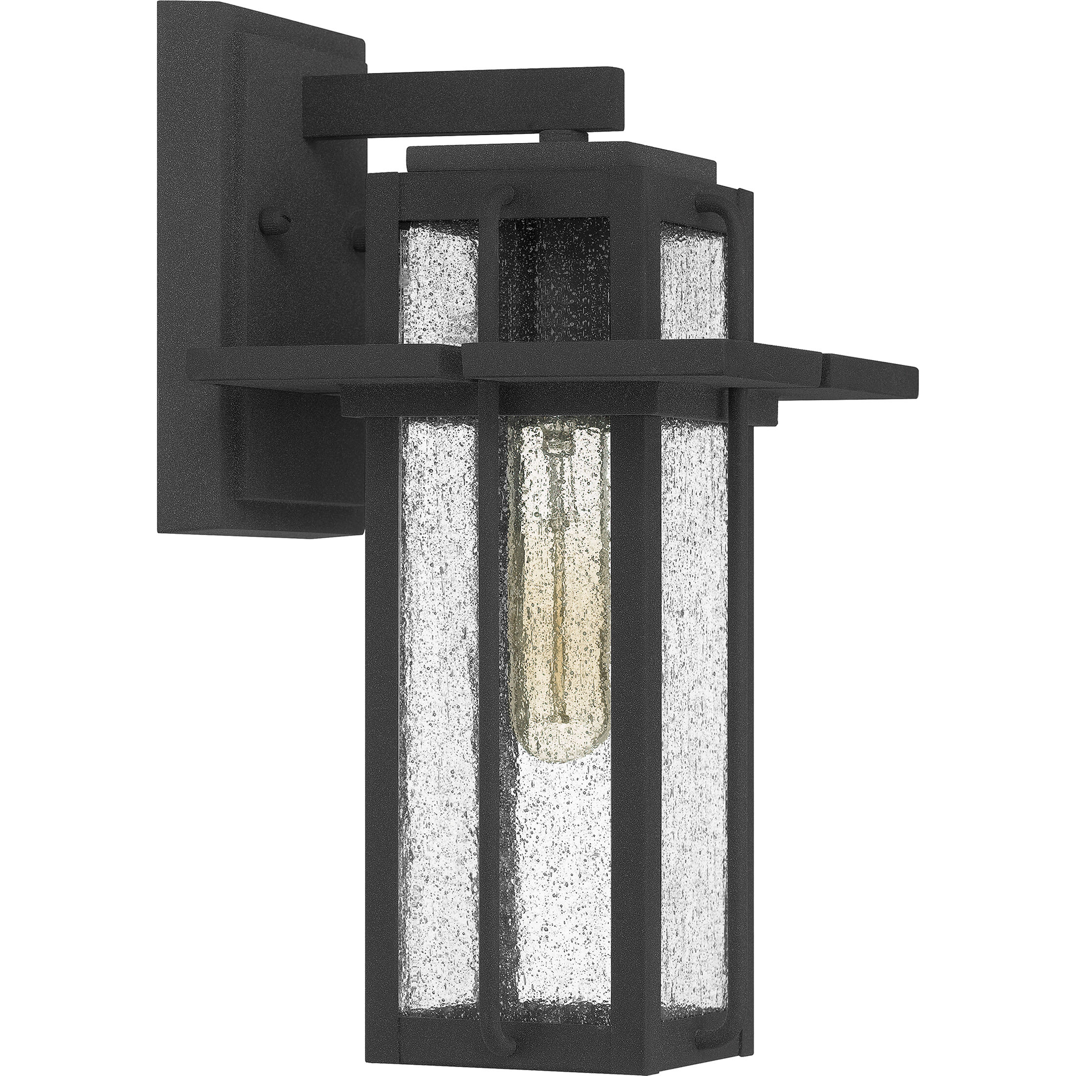 Randall 1 Light 13 inch Mottled Black Outdoor Wall Lantern, Medium