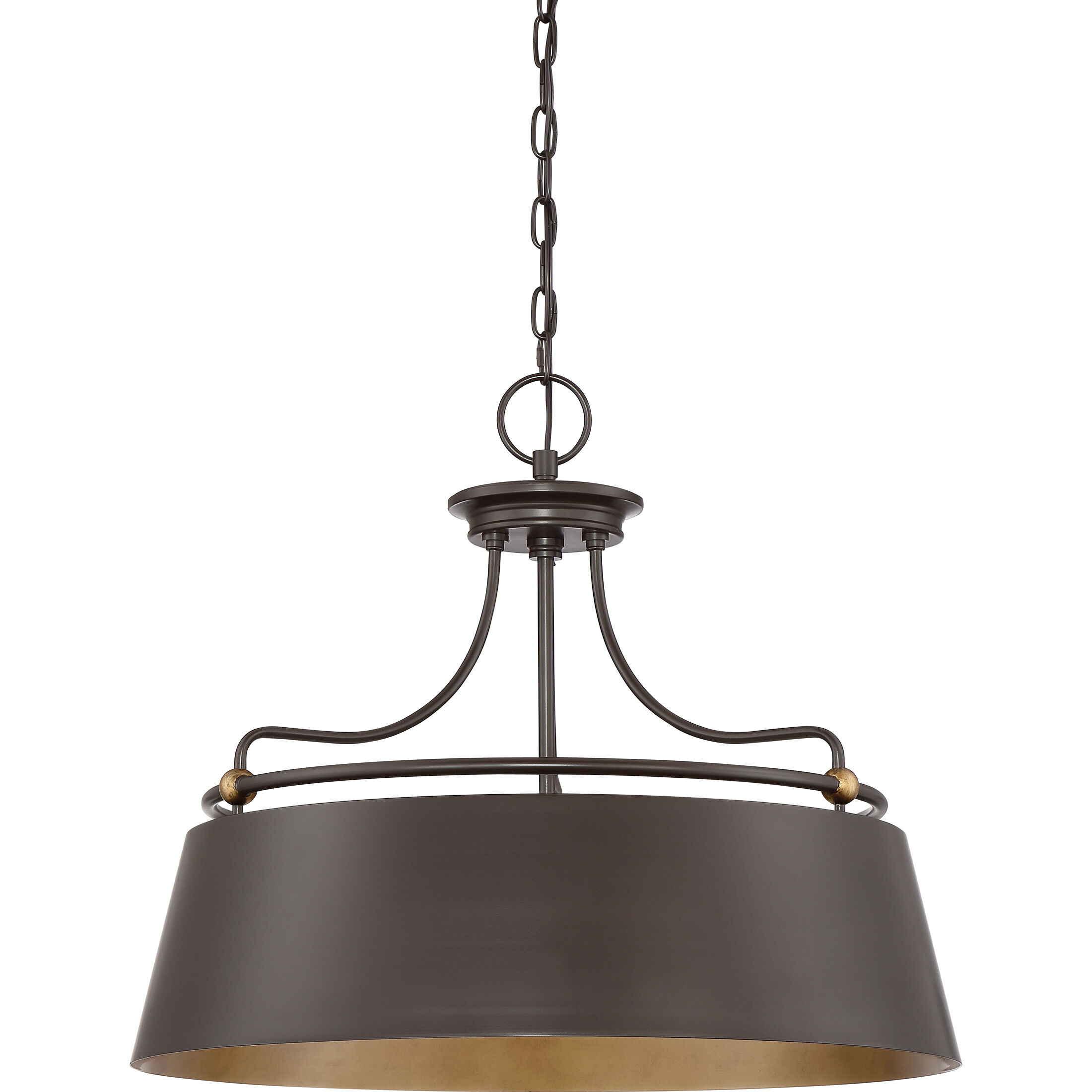 Fairview 4 Light 24 inch Western Bronze Pendant Ceiling Light