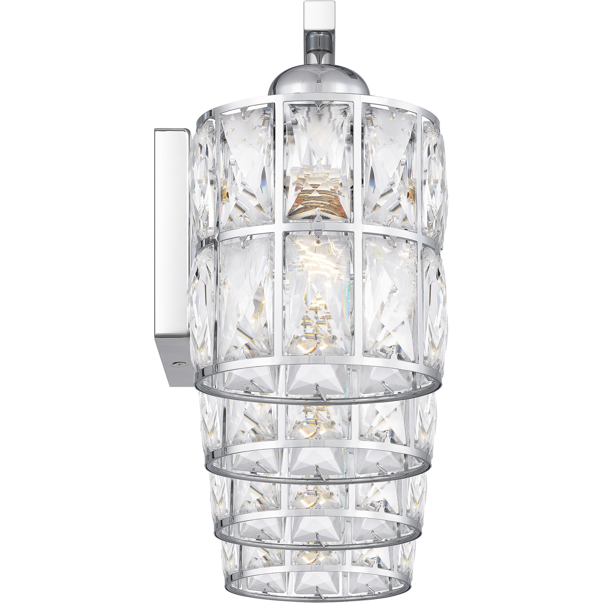 Gibson 4 Light 30 inch Polished Chrome Bath Light Wall Light