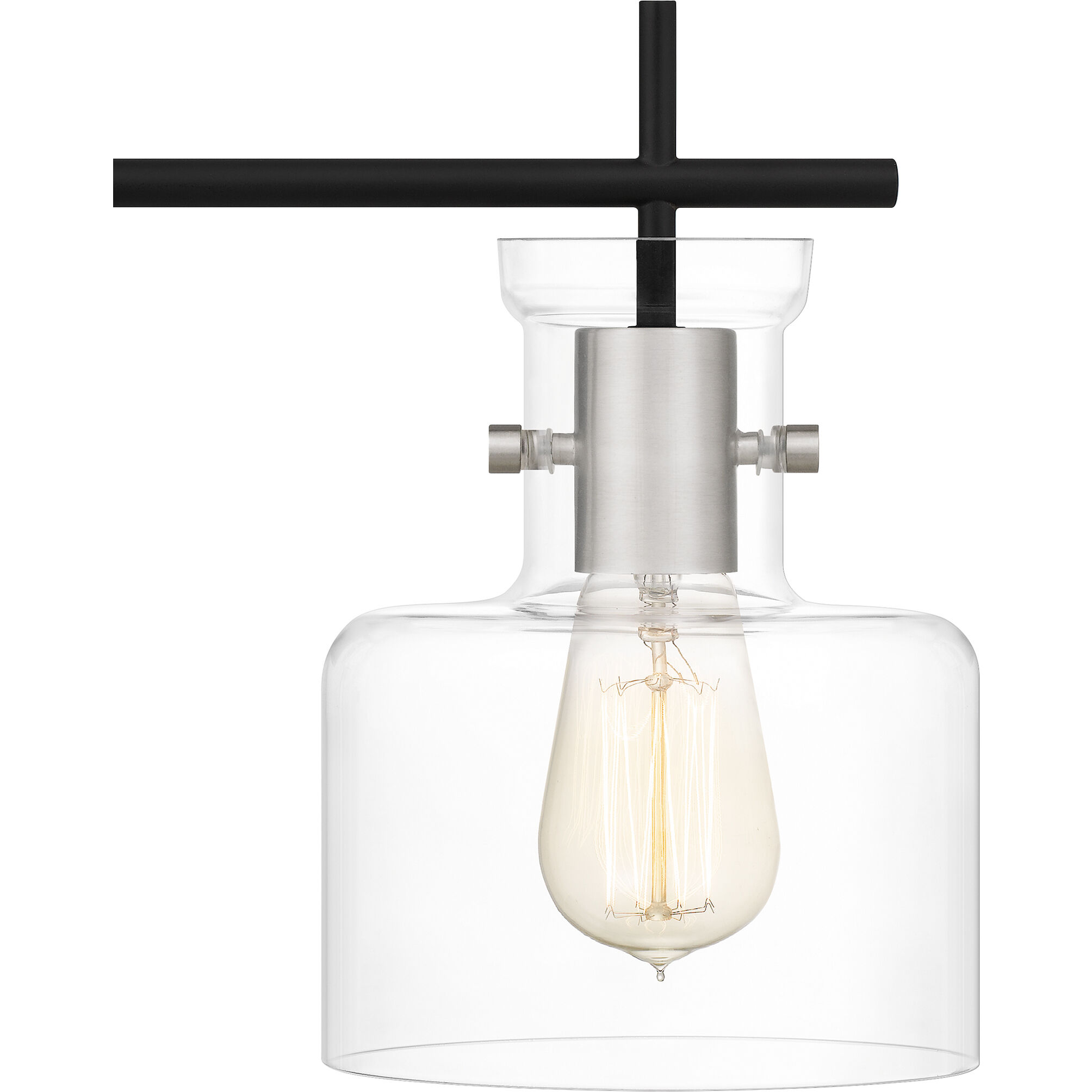 Pensbury 3 Light 24 inch Matte Black Bath Light Wall Light