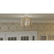 Renee 4 Light 15 inch Bronze Gold Semi-Flush Mount Ceiling Light