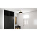 Dylan 3 Light 16 inch Matte Black Semi-Flush Mount Ceiling Light, Medium