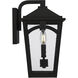 Jaxon 2 Light 14.5 inch Western Bronze Outdoor Wall Lantern