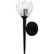 Shea Wall Sconce Wall Light in Matte Black, Small