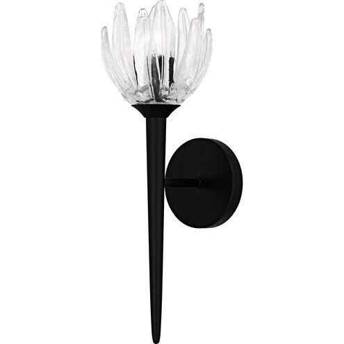 Shea Wall Sconce Wall Light in Matte Black, Small