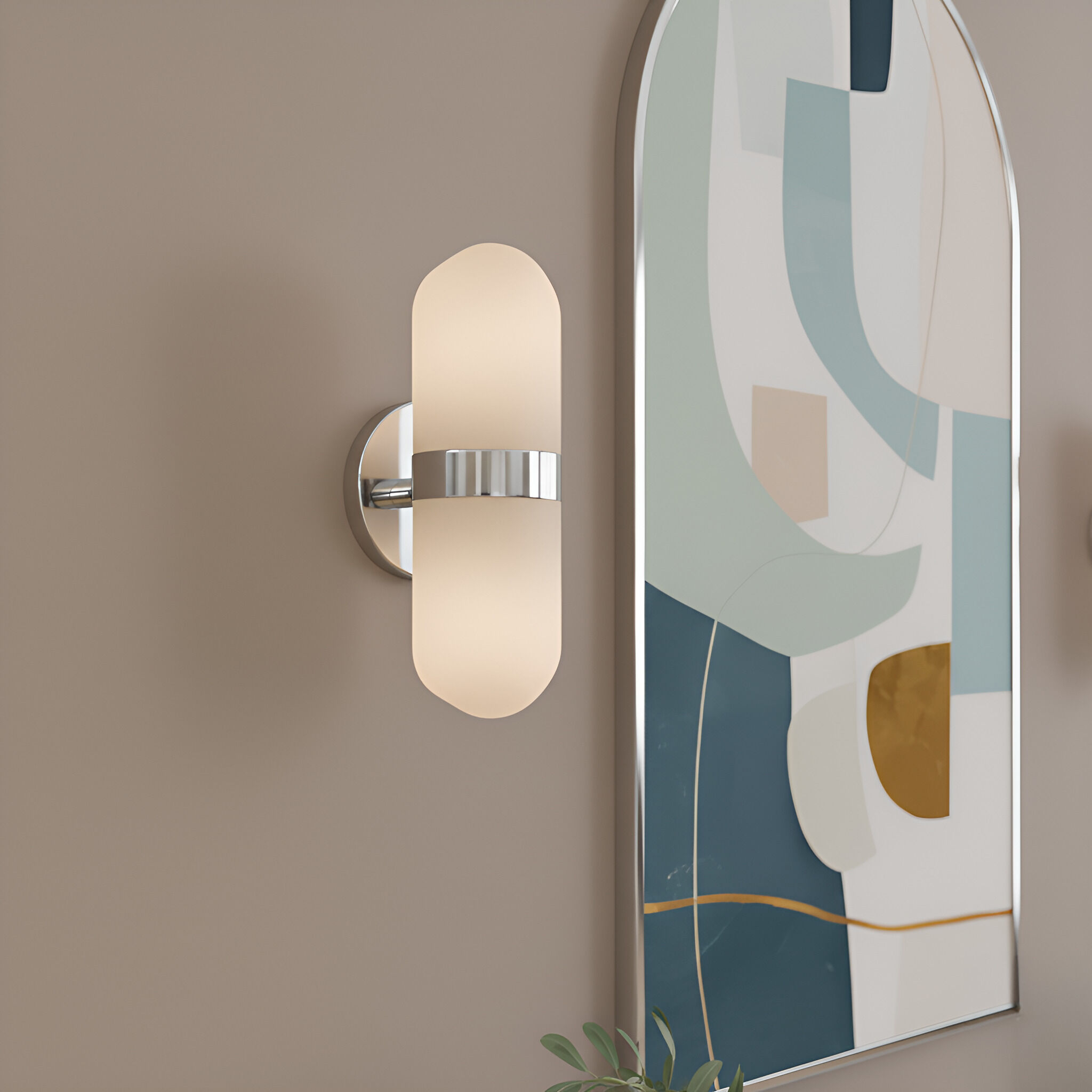 Bree Wall Sconce Wall Light in Polished Chrome