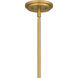 Cabry 8 Light 28 inch Brushed Weathered Brass Chandelier Ceiling Light