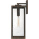 Westover 1 Light 20 inch Industrial Bronze Outdoor Wall Lantern