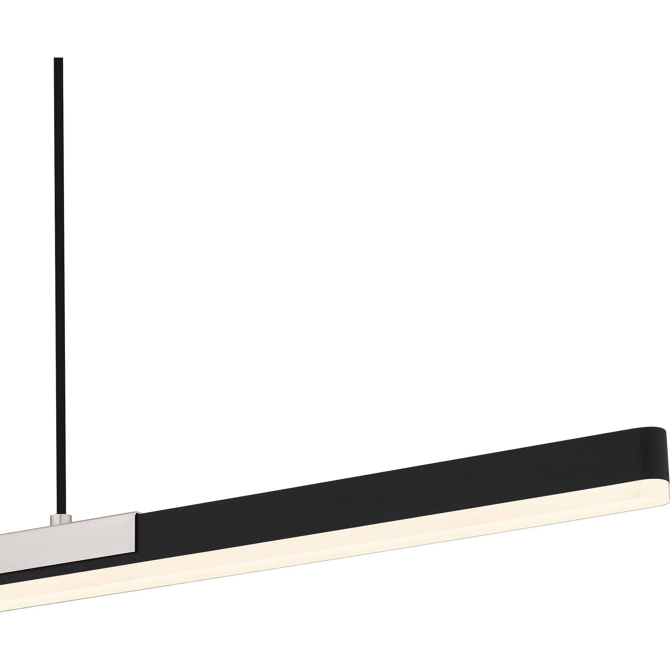 Colter LED 48 inch Brushed Nickel Island Light Ceiling Light, Large