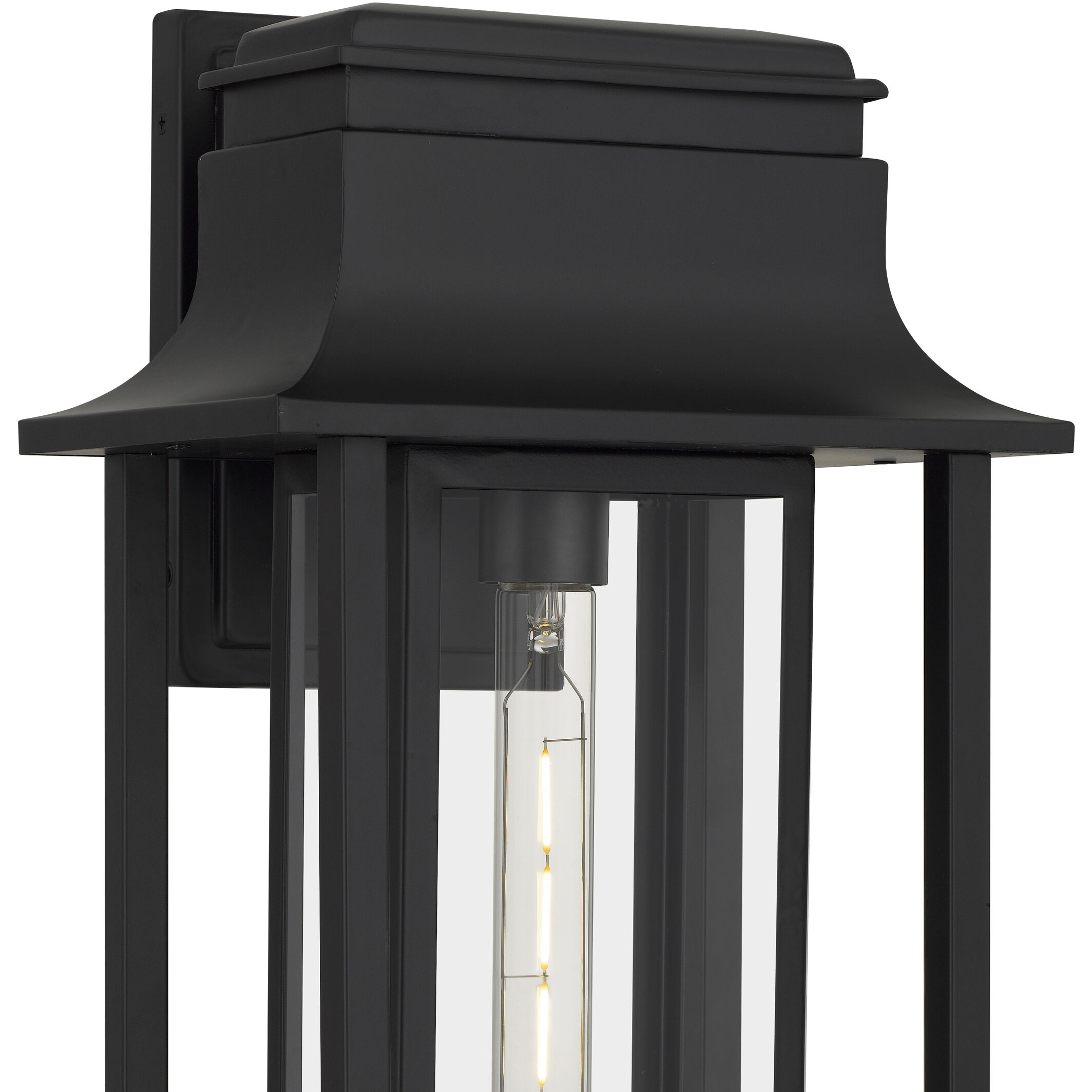 Garner 1 Light 20.25 inch Matte Black Outdoor Wall Lantern