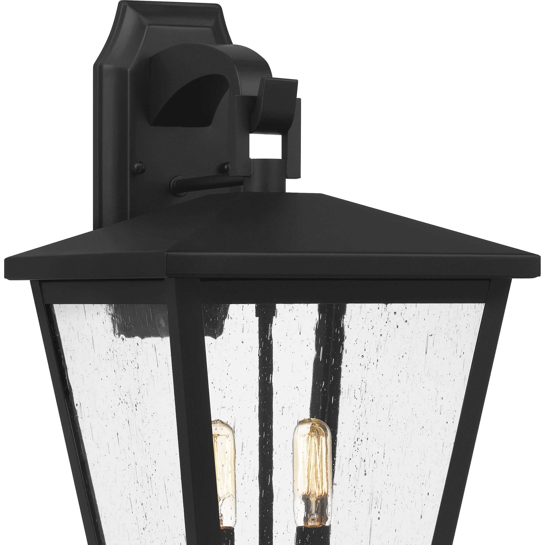 Joffrey 2 Light 19 inch Matte Black Outdoor Wall Lantern, Large