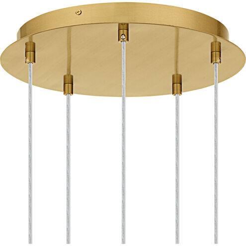 Skye LED 14.5 inch Brushed Gold Pendant Ceiling Light
