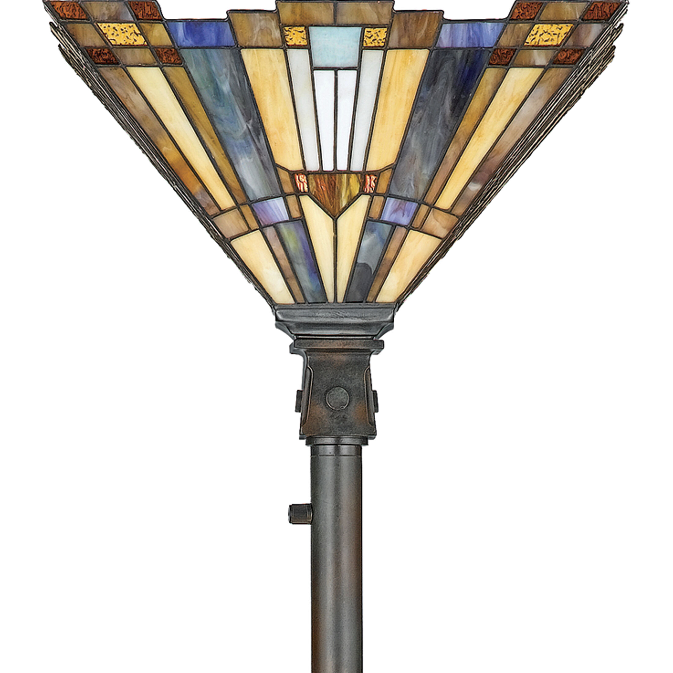 Inglenook 71 inch 150 watt Valiant Bronze Torchiere Portable Light, Naturals