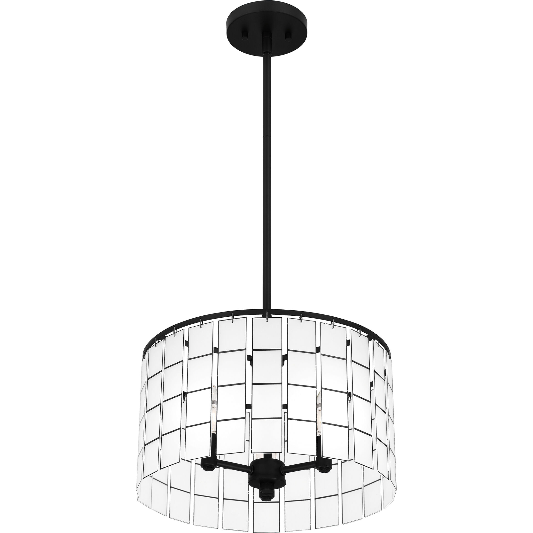Seigler 3 Light 14 inch Matte Black Pendant Ceiling Light