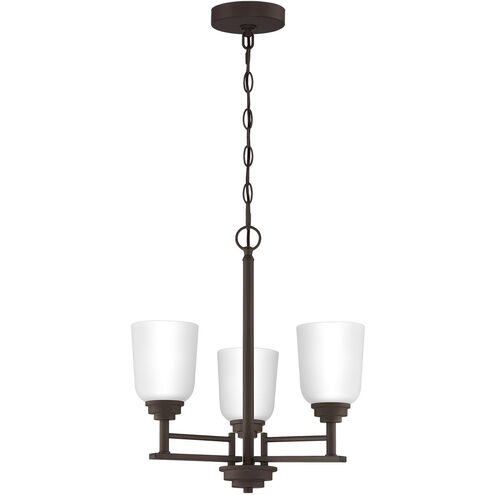Foley 3 Light 18 inch Old Bronze Chandelier Ceiling Light
