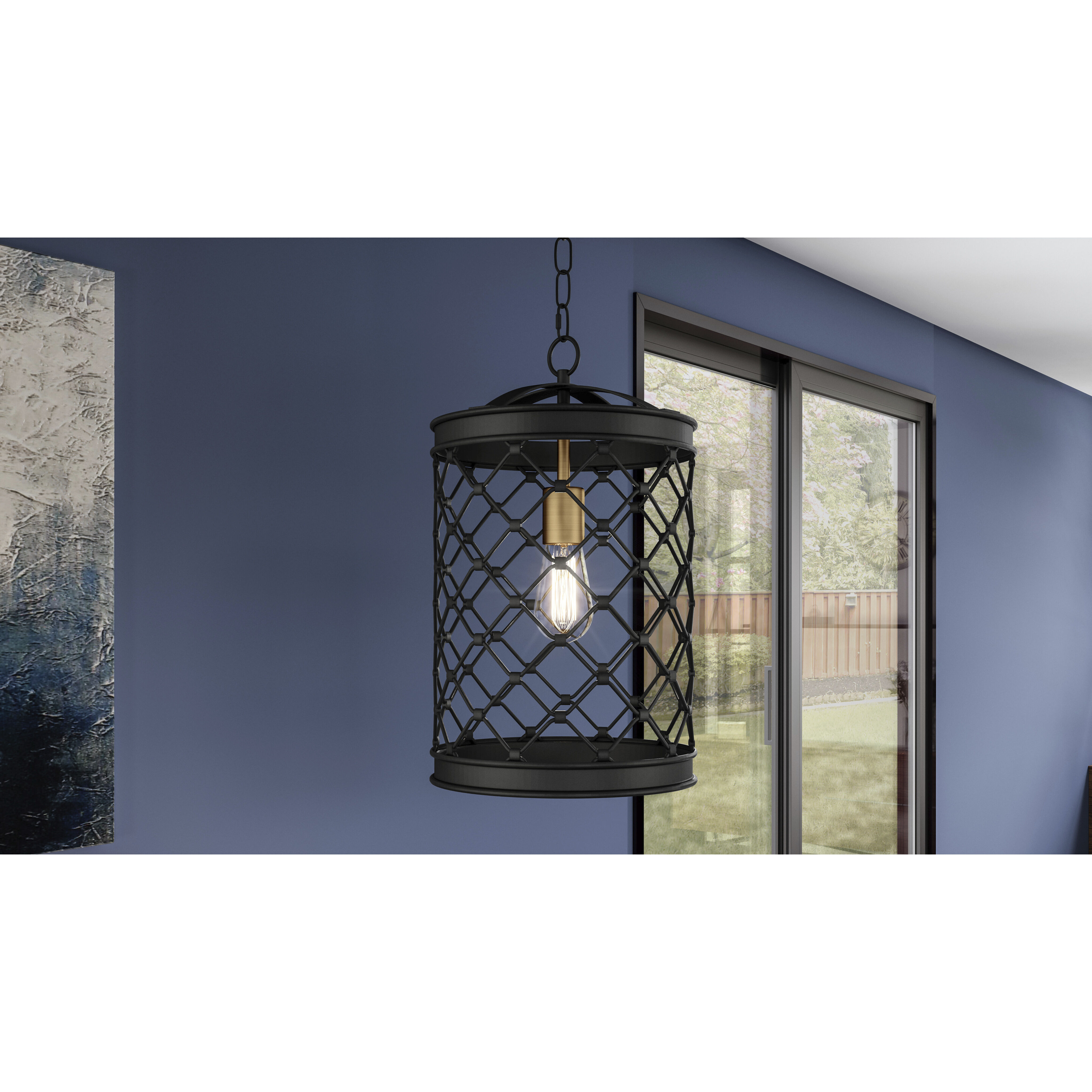 Quoizel CAI1510EK Calais 1 Light 10 inch Earth Black Mini