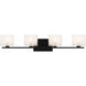 Quoizel Westcap 4 Light 32 inch Matte Black Bath Light Wall Light, Extra Large WCP8604MBK - Open Box