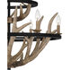 Journey 9 Light 32 inch Earth Black Chandelier Ceiling Light