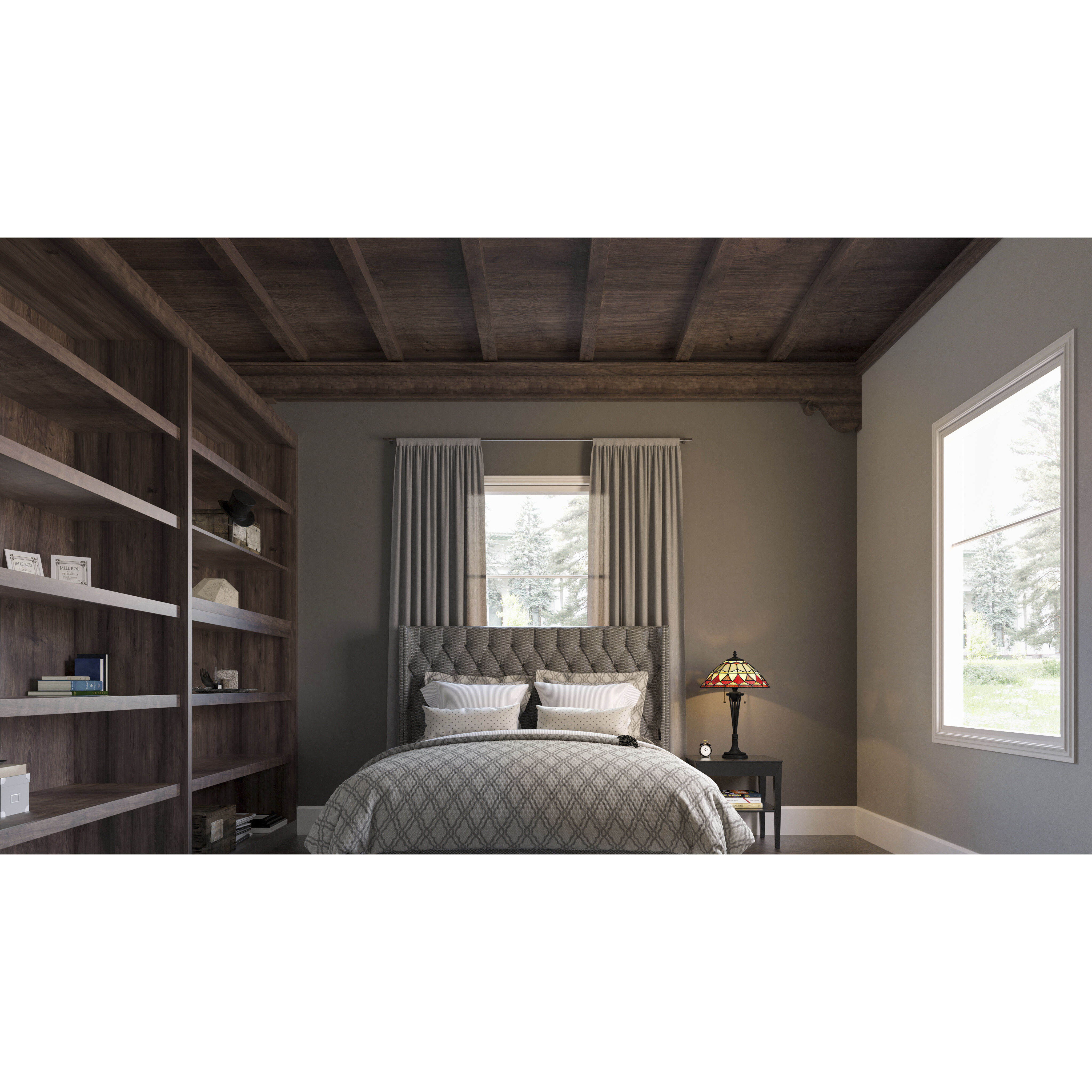 Sevilla 23.5 inch 75.00 watt Matte Black Table Lamp Portable Light, Tiffany