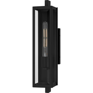 Dale 1 Light 20 inch Matte Black Outdoor Wall Lantern, Medium