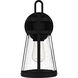 Barber 1 Light 13 inch Matte Black Outdoor Wall Lantern
