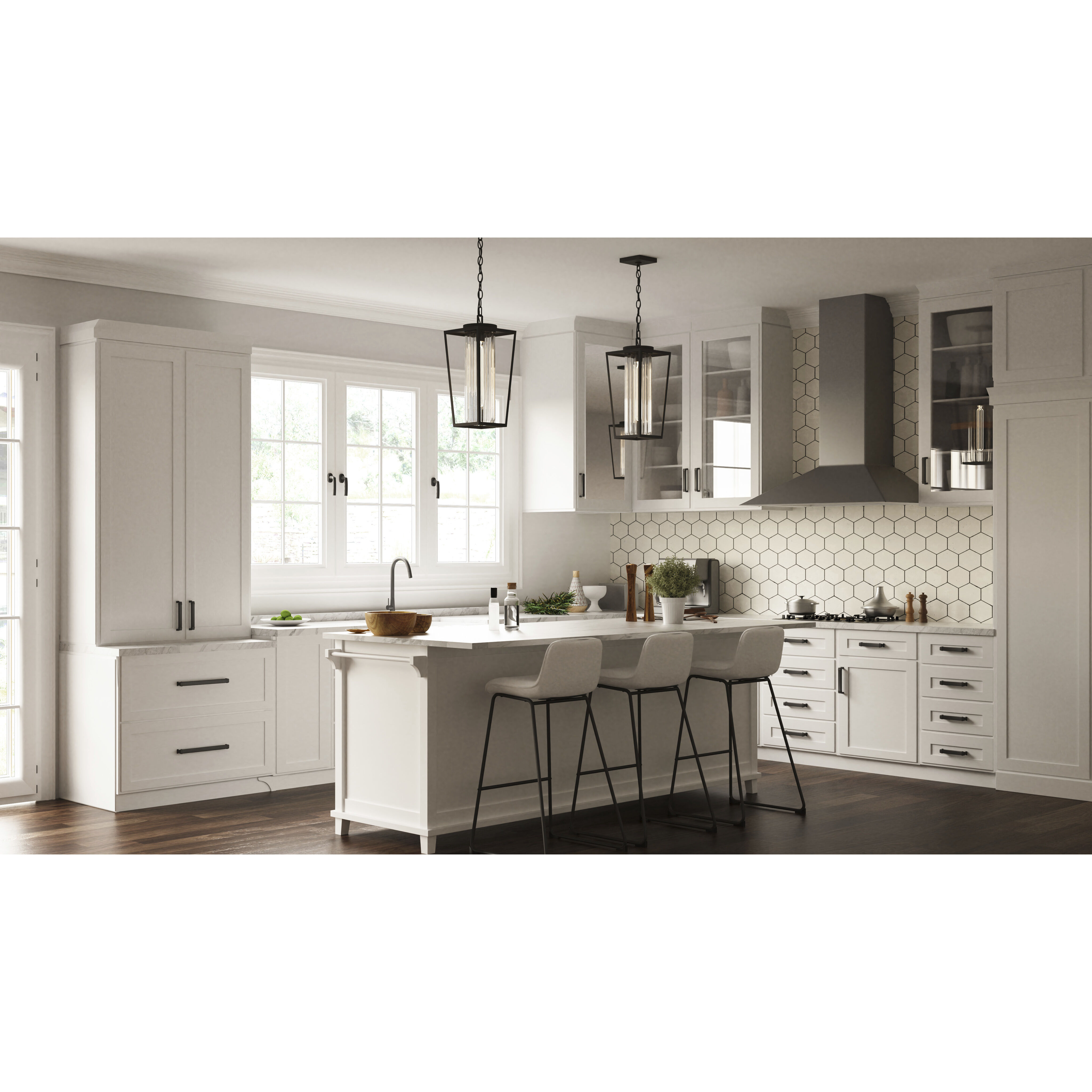 Jett 1 Light 8.5 inch Matte Black Mini Pendant Ceiling Light, Small