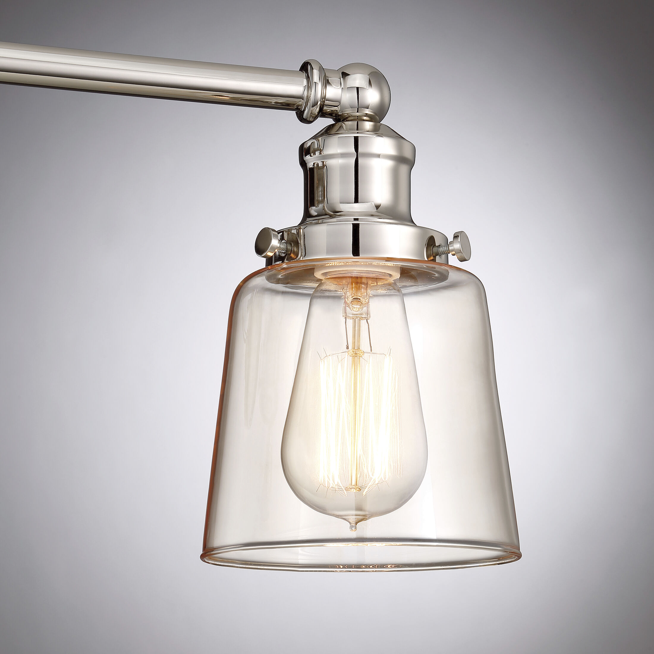 Union 4 Light 31.5 inch Polished Nickel Bath Light Wall Light