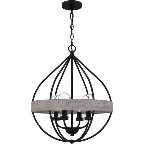 Tansy 4 Light 20 inch Matte Black Pendant Ceiling Light