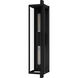Dale 2 Light 32 inch Matte Black Outdoor Wall Lantern, Extra Large