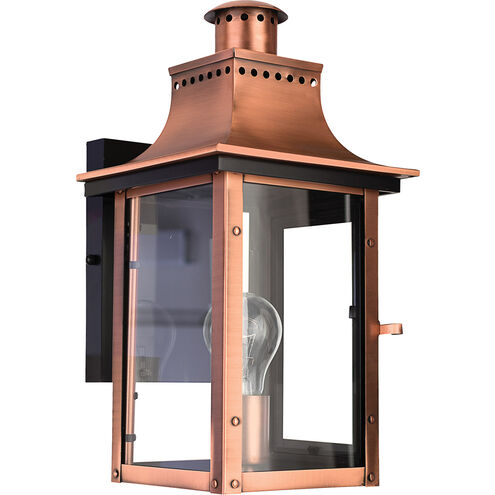 Chalmers 1 Light 16 inch Aged Copper Outdoor Wall Lantern