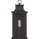 Abernathy 1 Light 16 inch Old Bronze Outdoor Wall Lantern, Small 