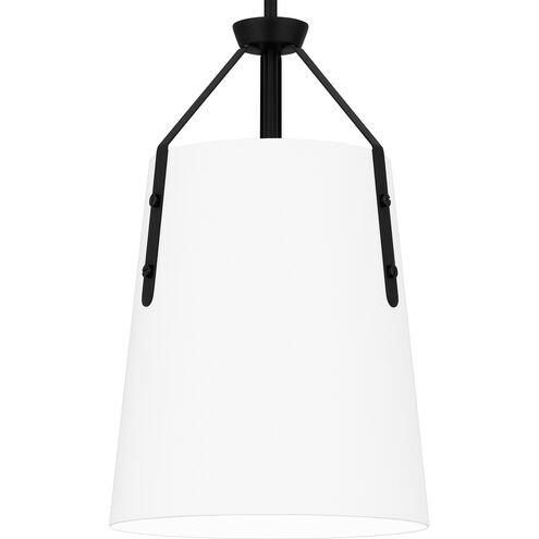 Faye 1 Light 11.25 inch Matte Black Mini Pendant Ceiling Light