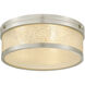 Micah 3 Light 16 inch Brushed Nickel Flush Mount Ceiling Light