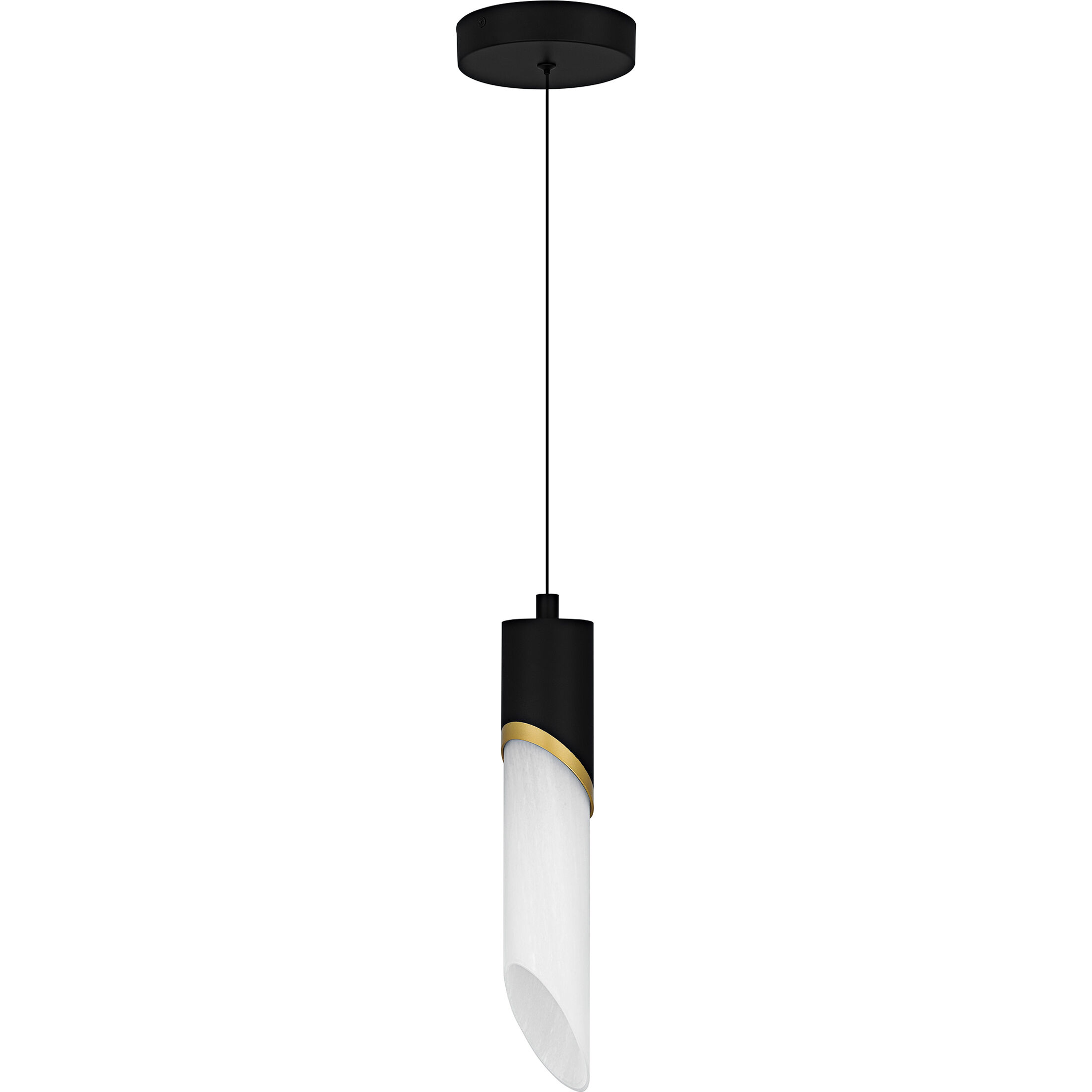 Alys LED 2.5 inch Matte Black Mini Pendant Ceiling Light, Small