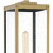 Westover 1 Light 21 inch Antique Brass Outdoor Post Lantern