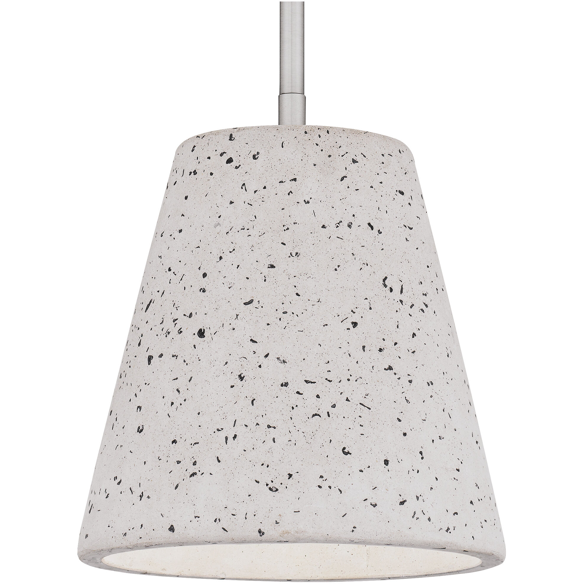 Hazel 1 Light 8 inch Brushed Nickel Mini Pendant Ceiling Light, Small