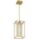 Dazzle LED 8 inch Soft Gold Mini Pendant Ceiling Light