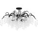 Maple 6 Light 29 inch Earth Black Semi-Flush Mount Ceiling Light, Extra Large