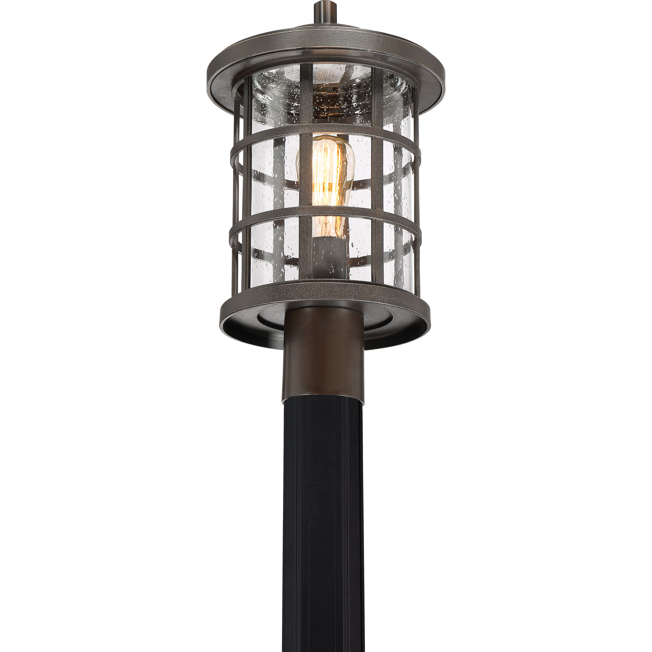 Crusade 1 Light 17 inch Palladian Bronze Outdoor Post Lantern