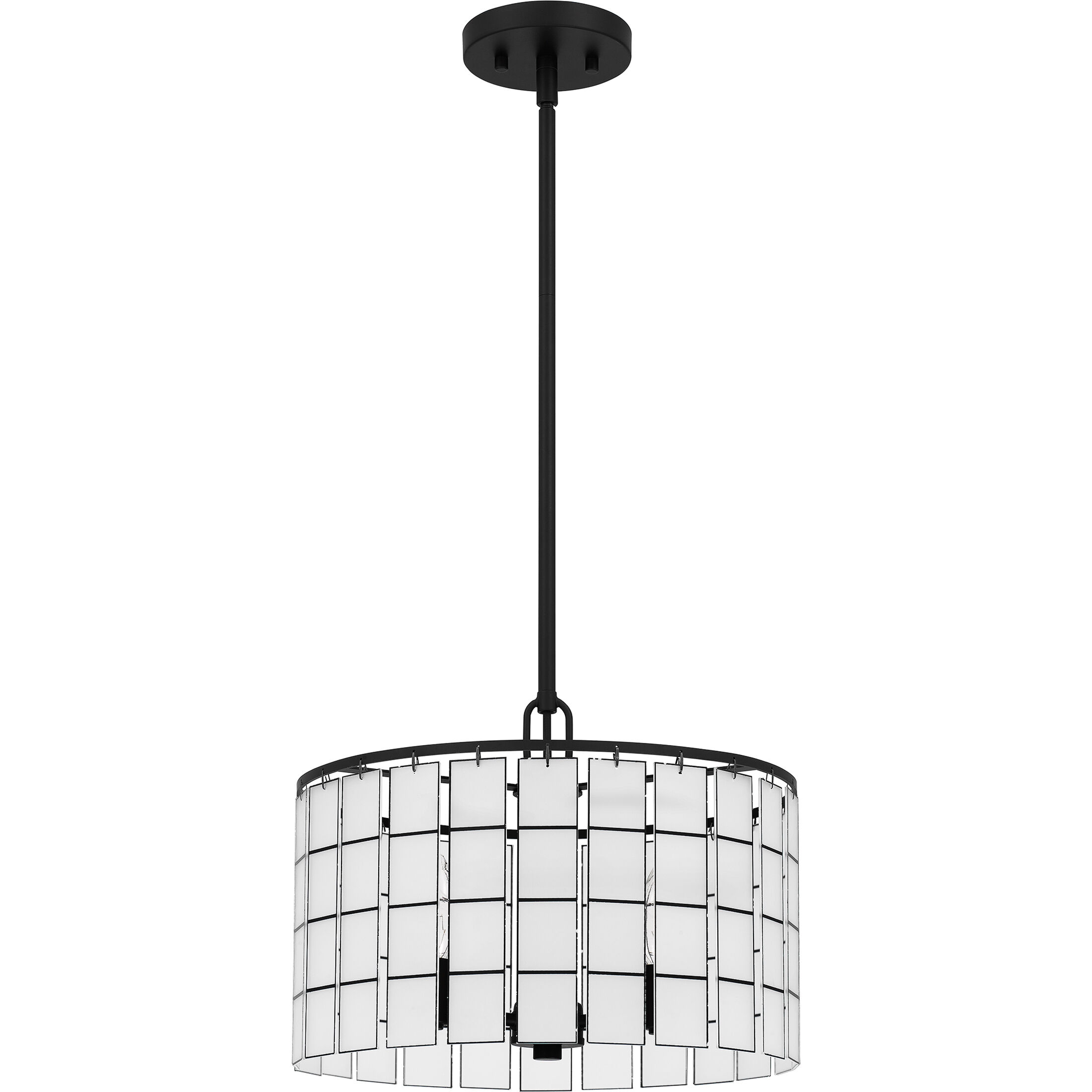 Seigler 3 Light 14 inch Matte Black Pendant Ceiling Light