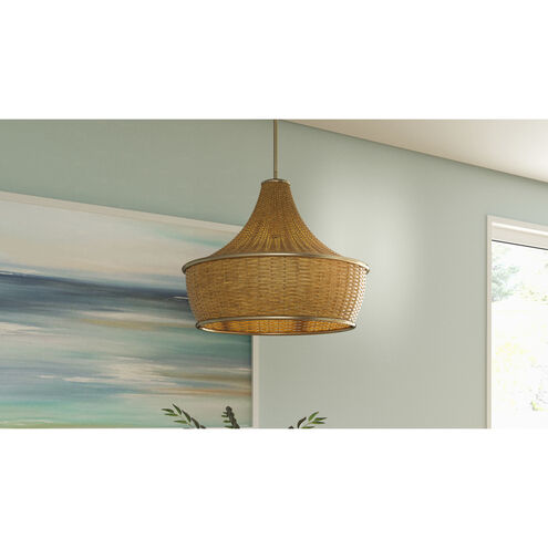 Solebay 3 Light 21.75 inch Bronze Gold Pendant Ceiling Light, Large