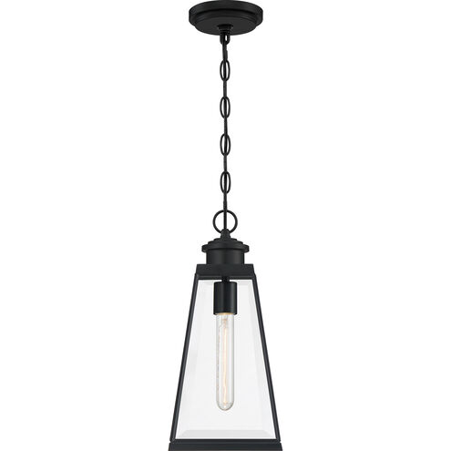 Paxton 1 Light 7 inch Matte Black Outdoor Hanging Lantern