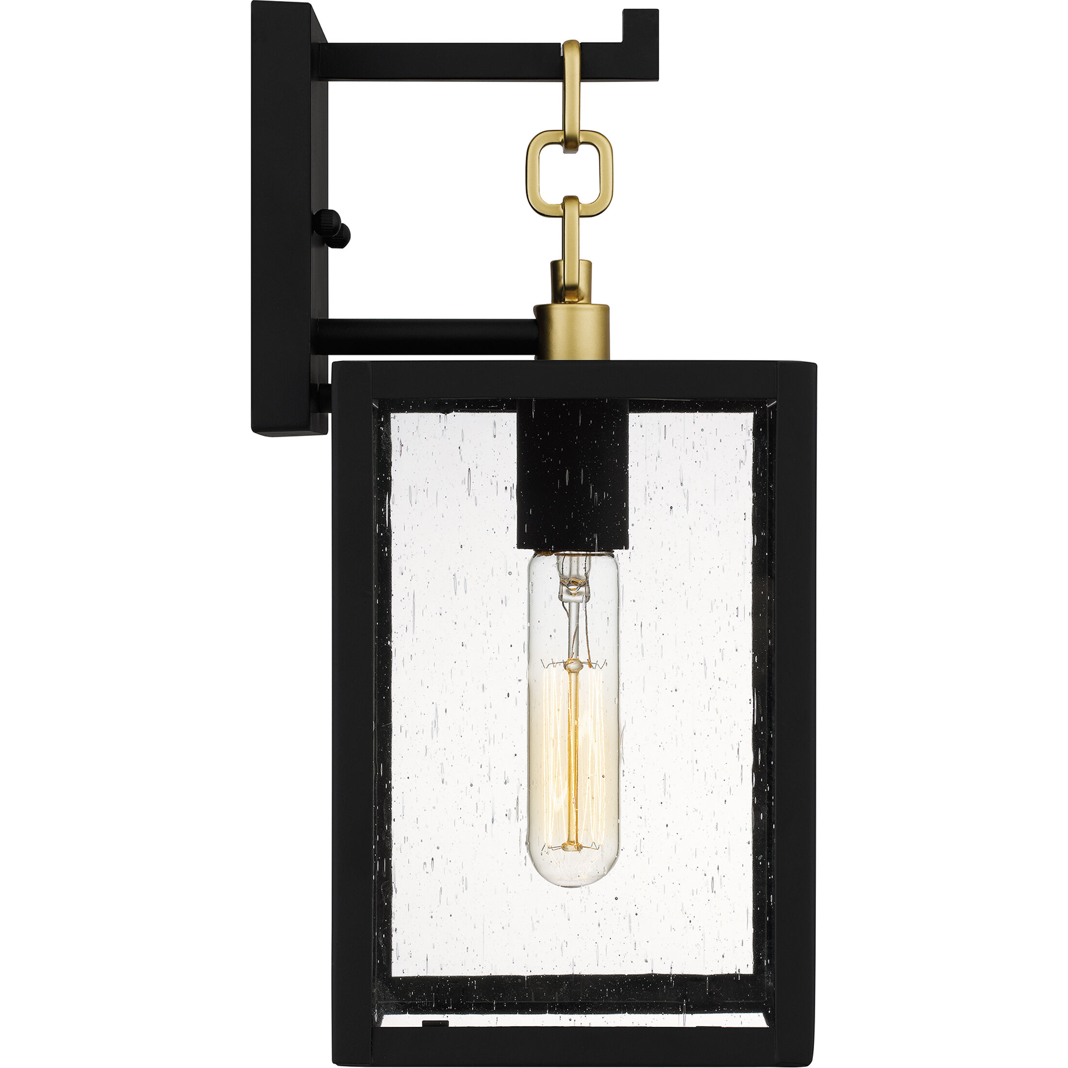 Anchorage 1 Light 14 inch Matte Black Outdoor Wall Lantern