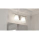 Brindley 2 Light 16 inch Brushed Nickel Bath Light Wall Light