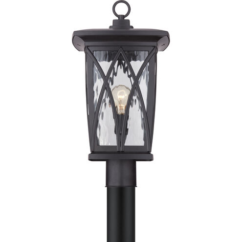 Grover 1 Light 21 inch Mystic Black Outdoor Post Lantern