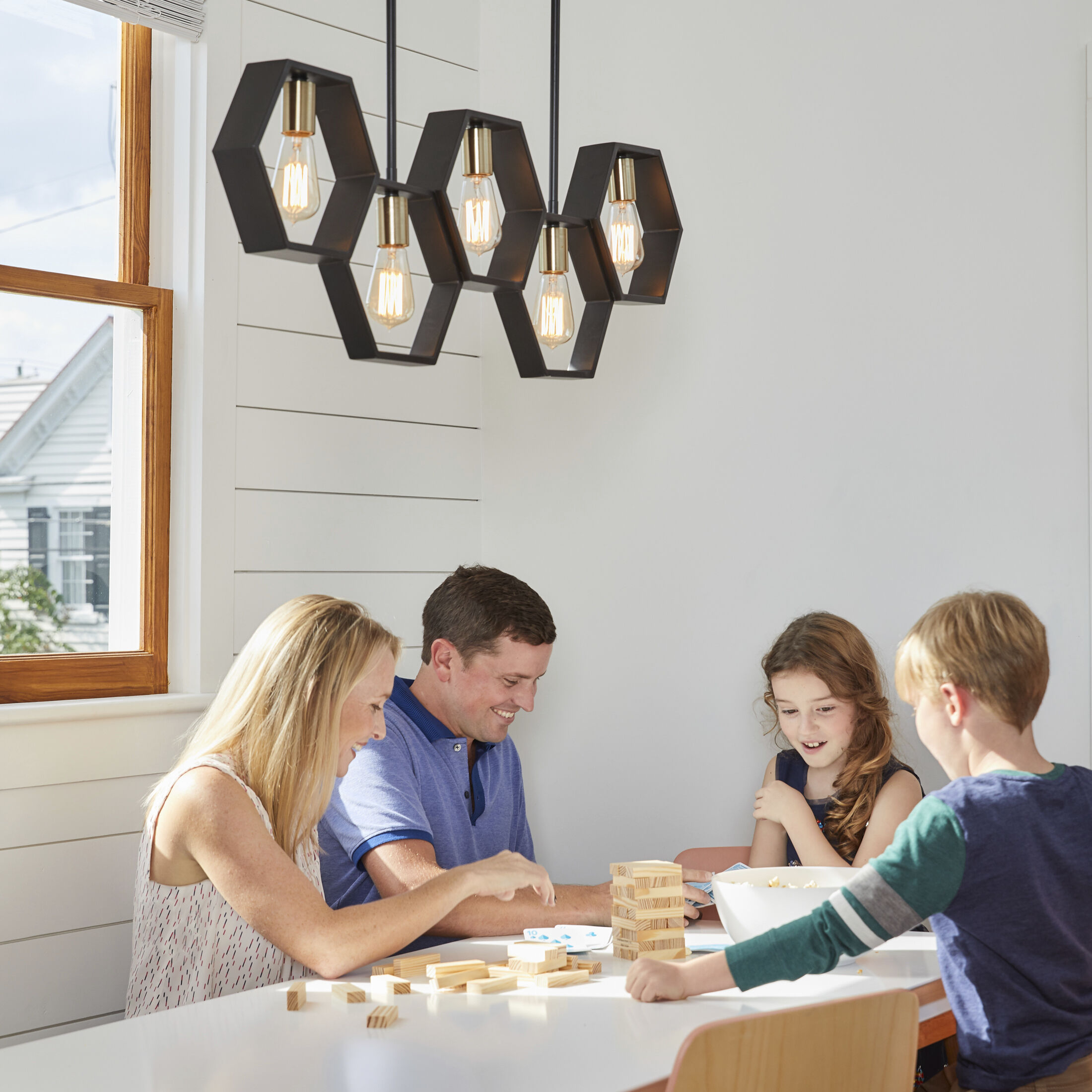 Quoizel BSK540EK Bismarck 5 Light 40 inch Earth Black Island