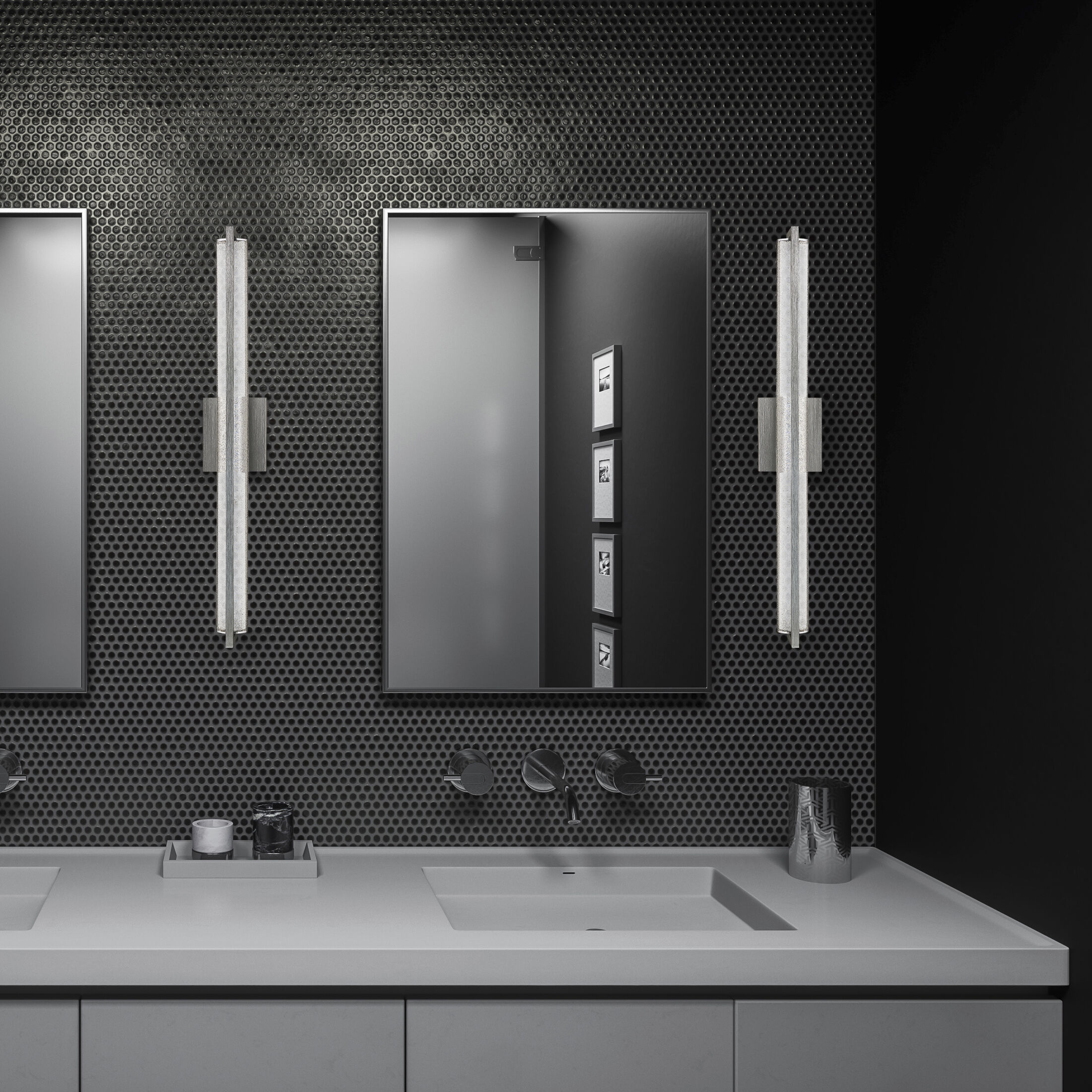 Rosalie LED 30 inch Brushed Aluminum Bath Light Wall Light