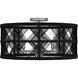 Axford 5 Light 22 inch Antique Nickel Semi-Flush Mount Ceiling Light, Extra Large